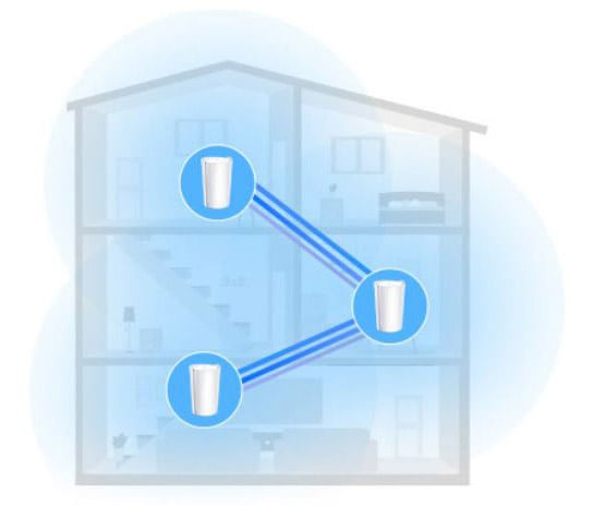 TP-Link Deco AX7800 Tri-Band Mesh WiFi 6 System (Deco X95) - Whole Home  Coverage up to 6100 Sq.Ft with AI-Driven Smart Antennas, Multi-Gig  Ethernet,